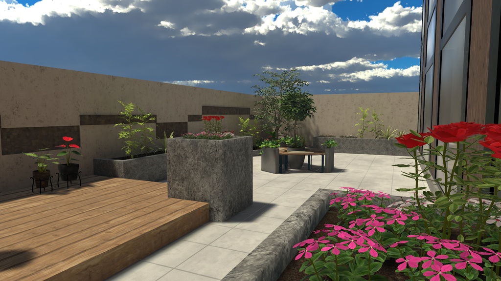 【3Dワールド】Lobby Cafe Style