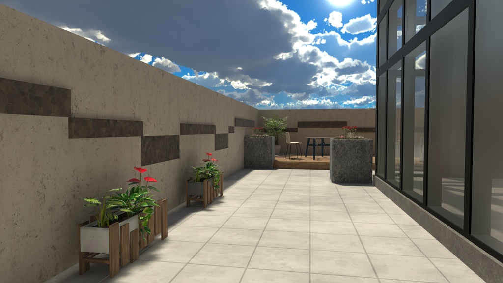 【3Dワールド】Lobby Cafe Style