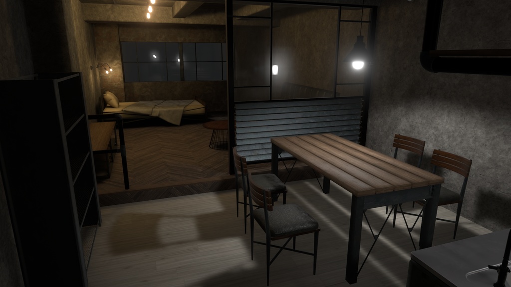 【3Dワールド】Brooklyn Room Style