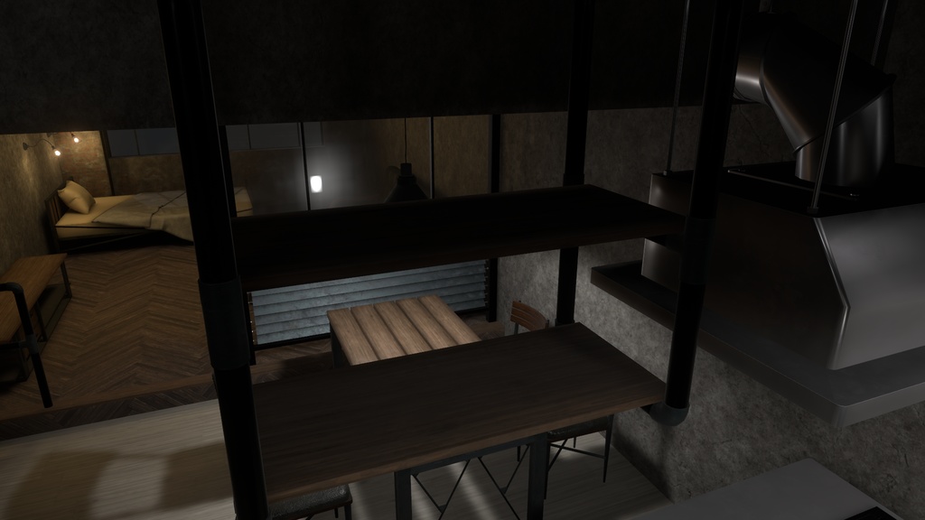 【3Dワールド】Brooklyn Room Style