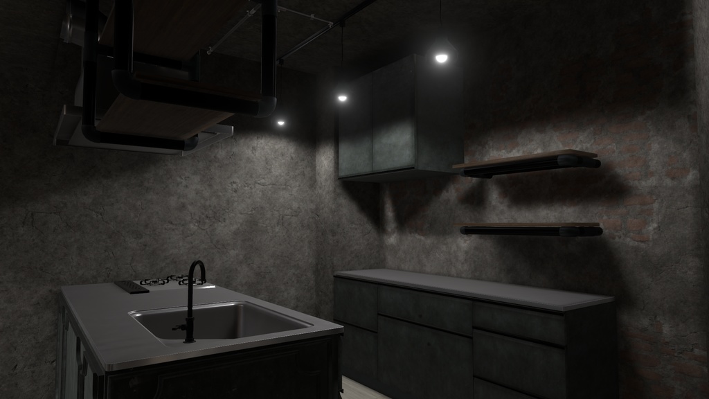 【3Dワールド】Brooklyn Room Style