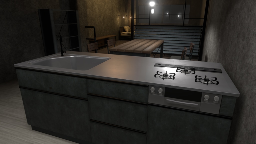 【3Dワールド】Brooklyn Room Style