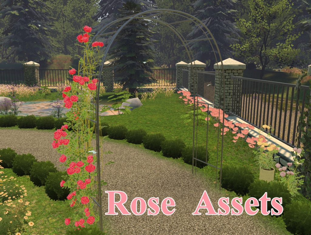 【３Dモデル】Rose Assets