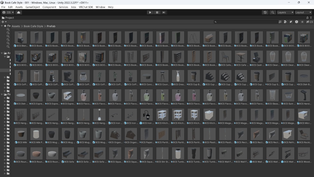 【3Dワールド】Book Cafe Style