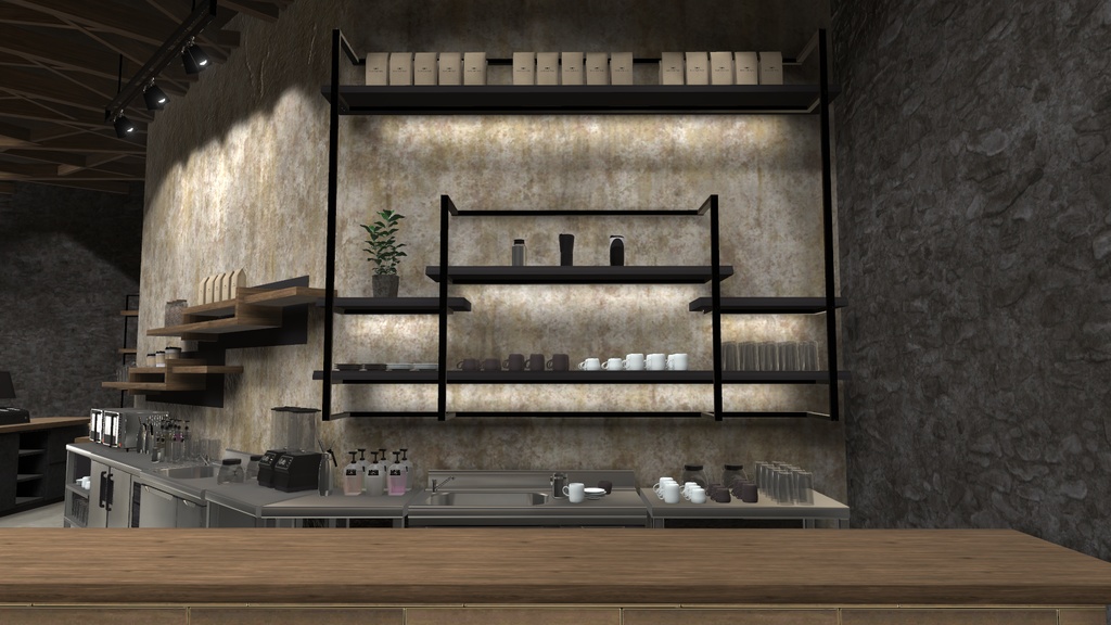 【3Dワールド】Book Cafe Style