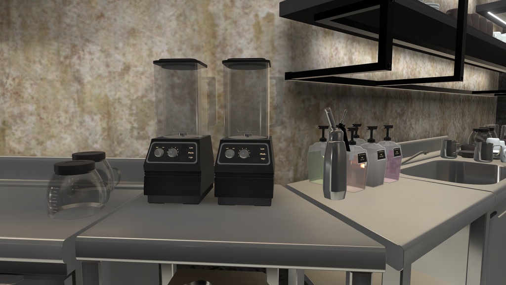 【3Dワールド】Book Cafe Style