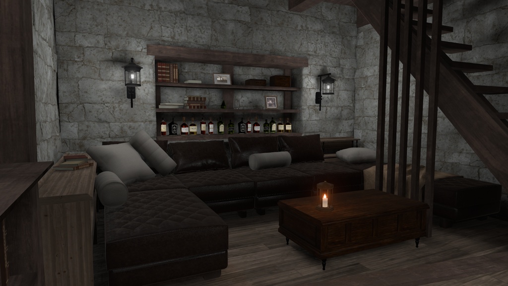 【3Dワールド】Basement Room Style