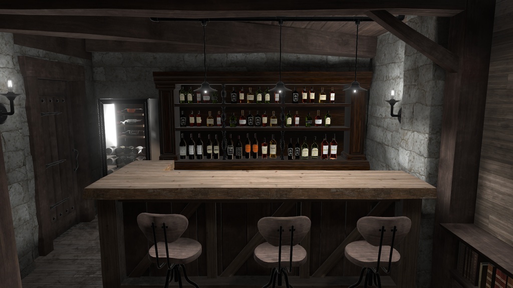 【3Dワールド】Basement Room Style