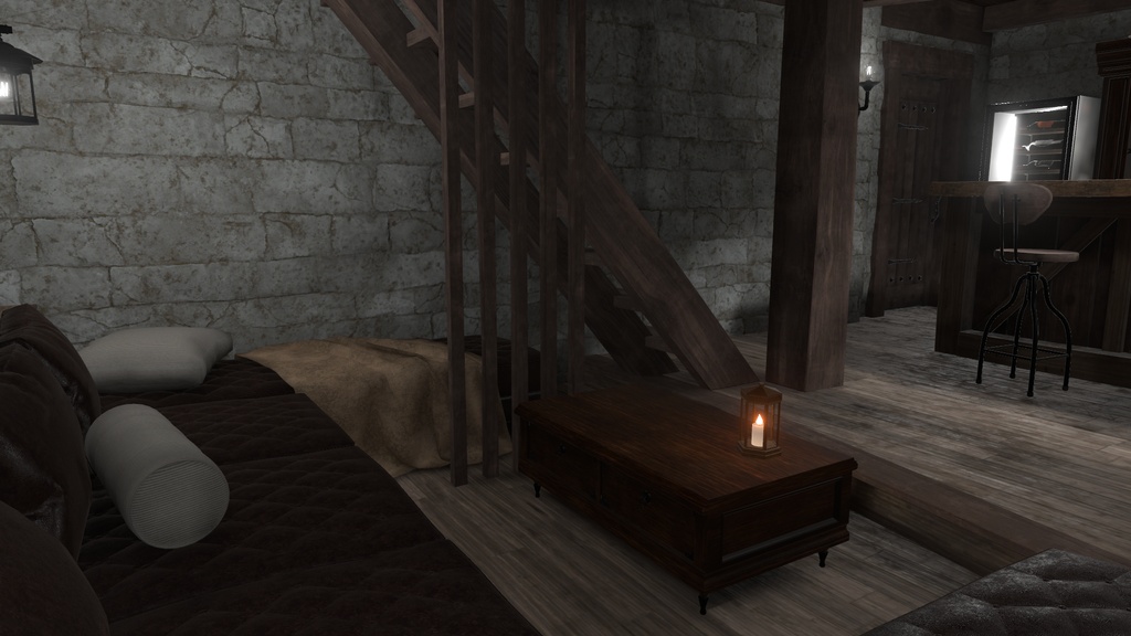【3Dワールド】Basement Room Style