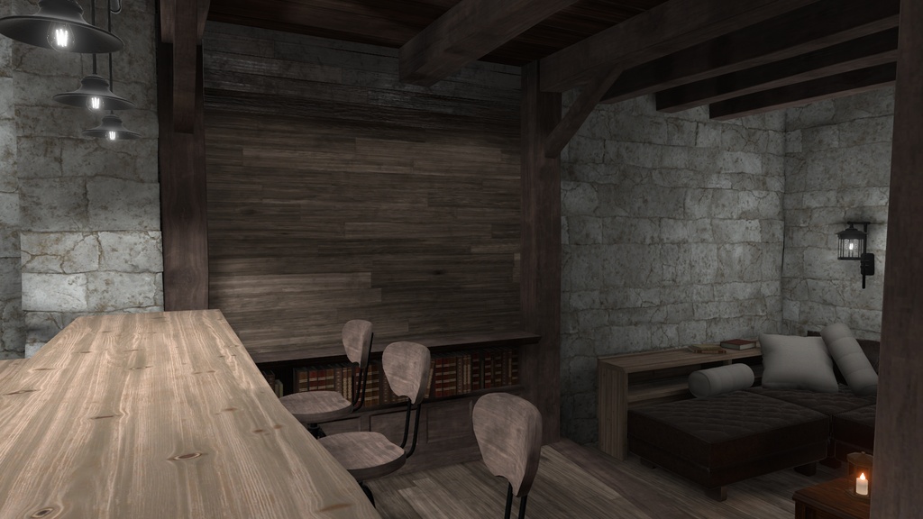 【3Dワールド】Basement Room Style