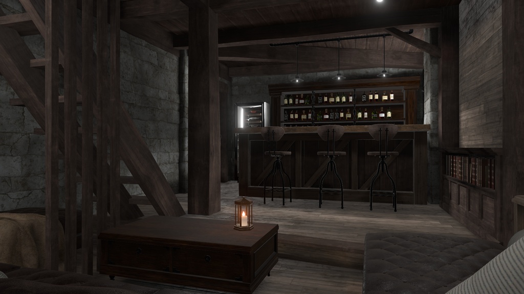 【３Dワールド】Basement Room Style