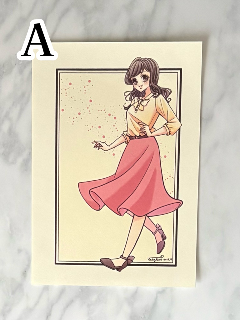 女子絵プレート 2025.秋