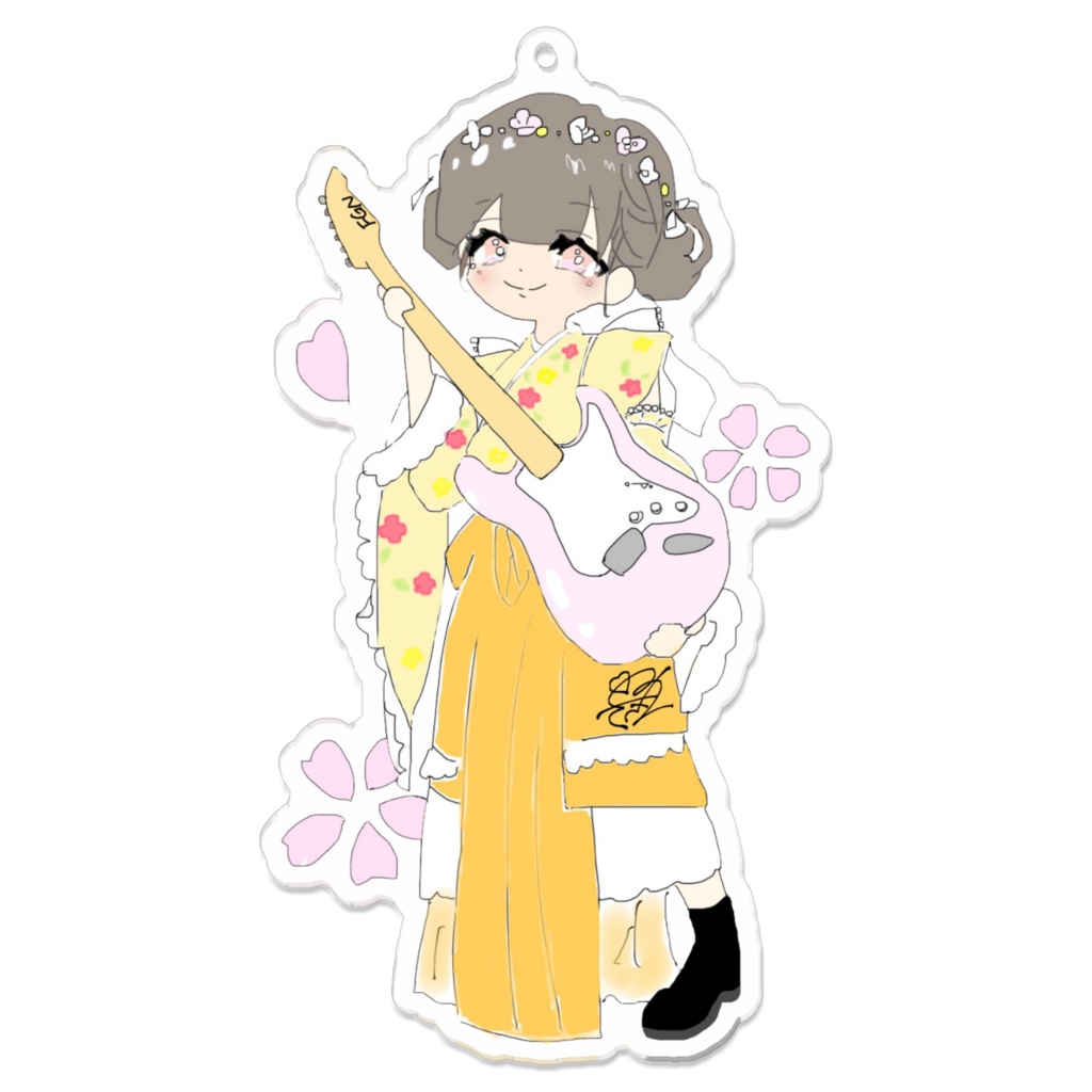 百花美咲生誕祭2025限定グッズ【B】『百花美咲イラストアクキー』