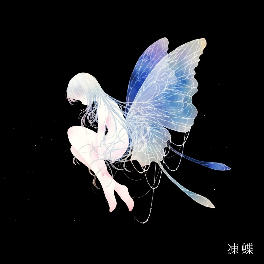 【2種】蝶のイラストカード