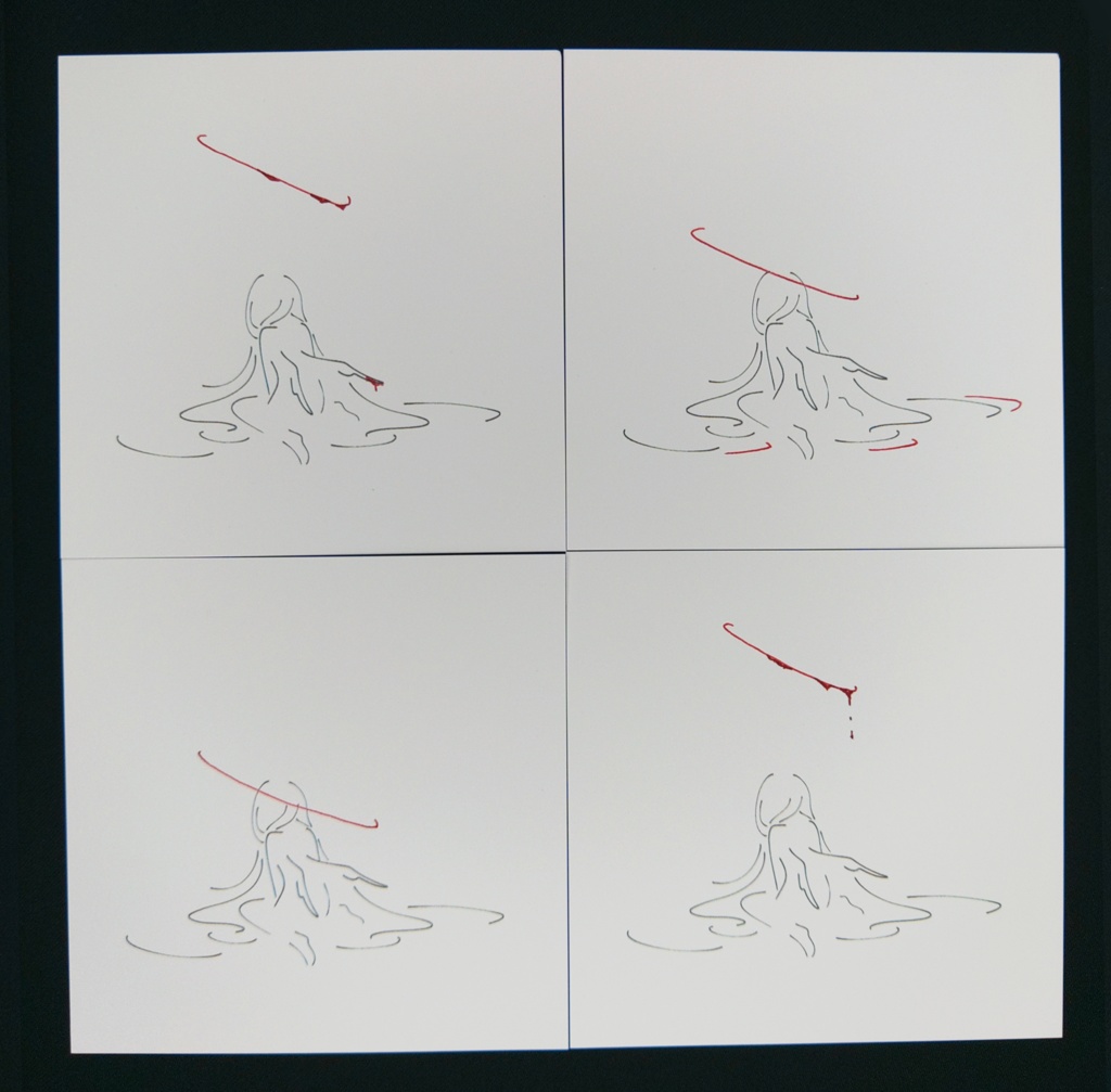 空白の天使 スクエアカード