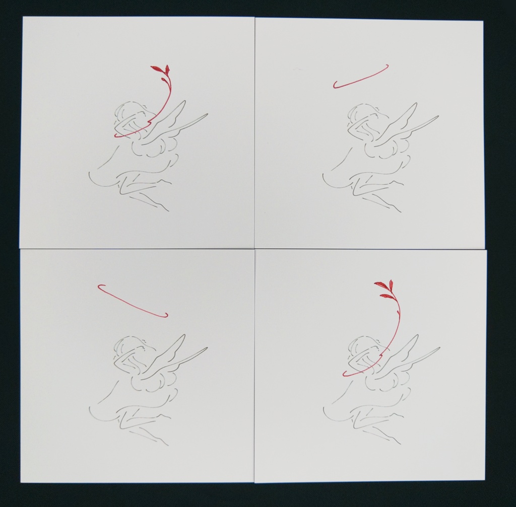 空白の天使 スクエアカード