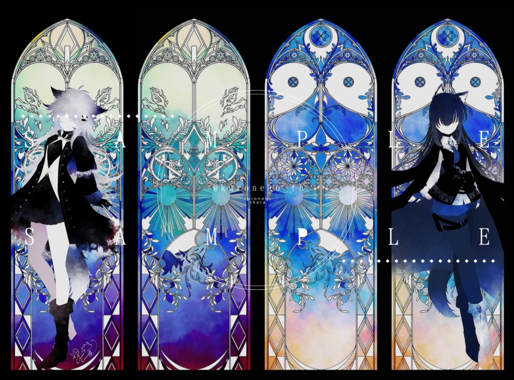 シノアリスのクリアしおり!!全セット!! アークナイツ クリア栞セット - 白黒工房 - BOOTH