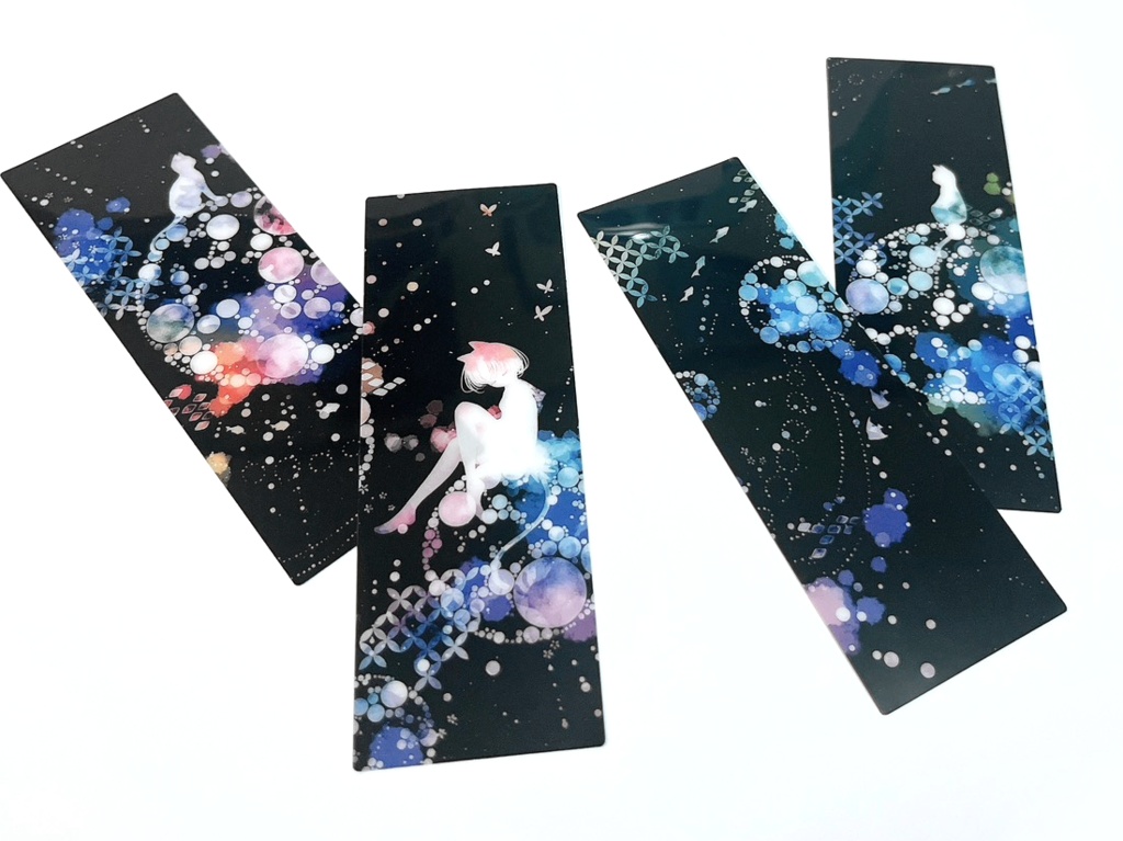 宇宙のクリア栞セット