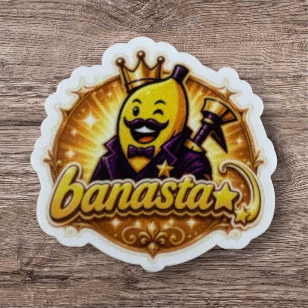 バナスタ⭐︎💫　エンブレム⚜️モチーフステッカー　ダイカット