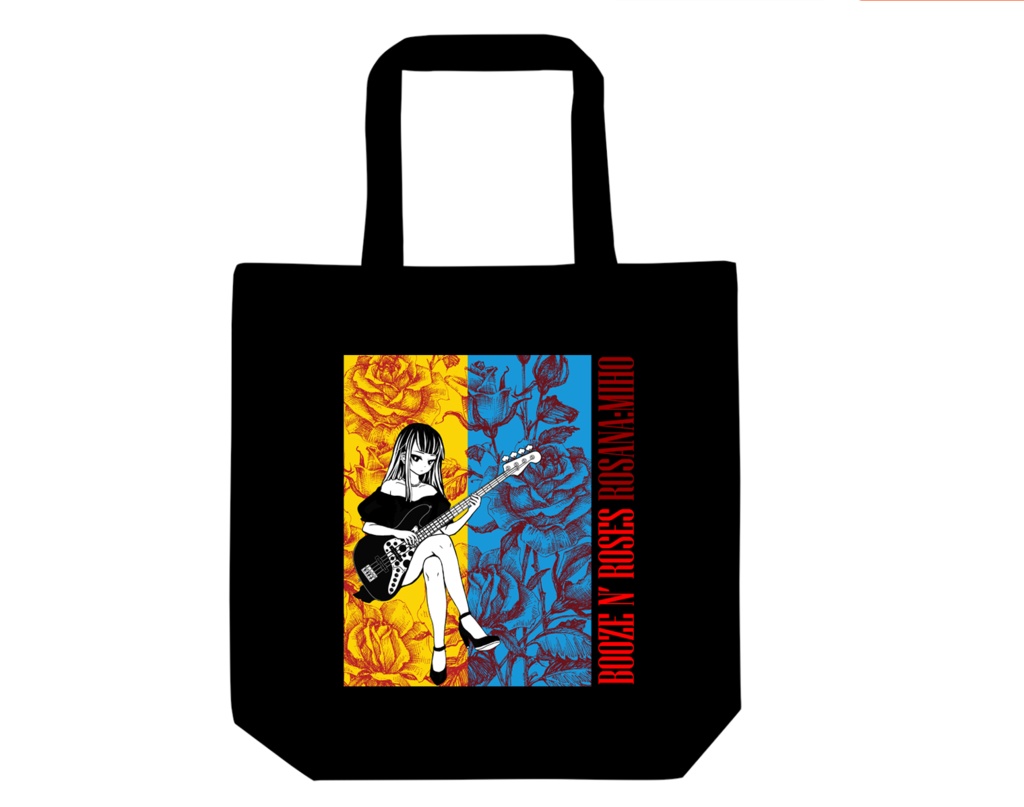 BOOZE N' ROSES 2024 トートバッグ・ブラック