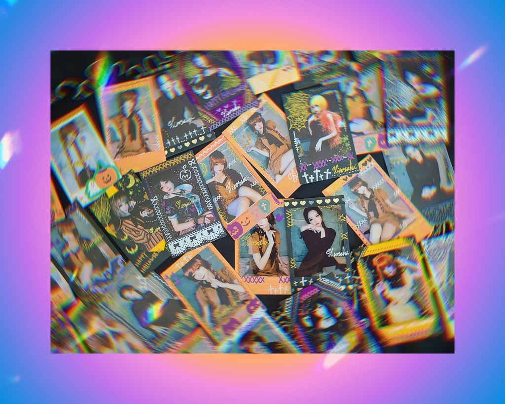 しろさき 直筆イラスト入りランダムチェキ【ハロウィン】