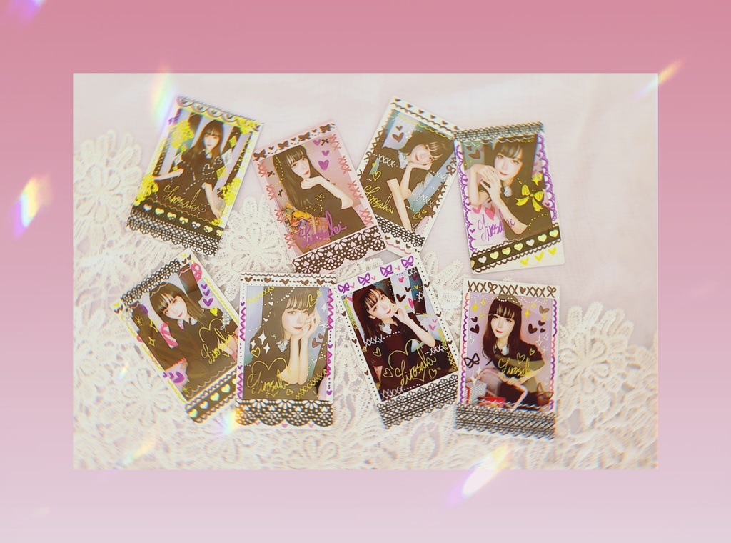 しろさき ランダムチェキ【私服 黒ワンピース】