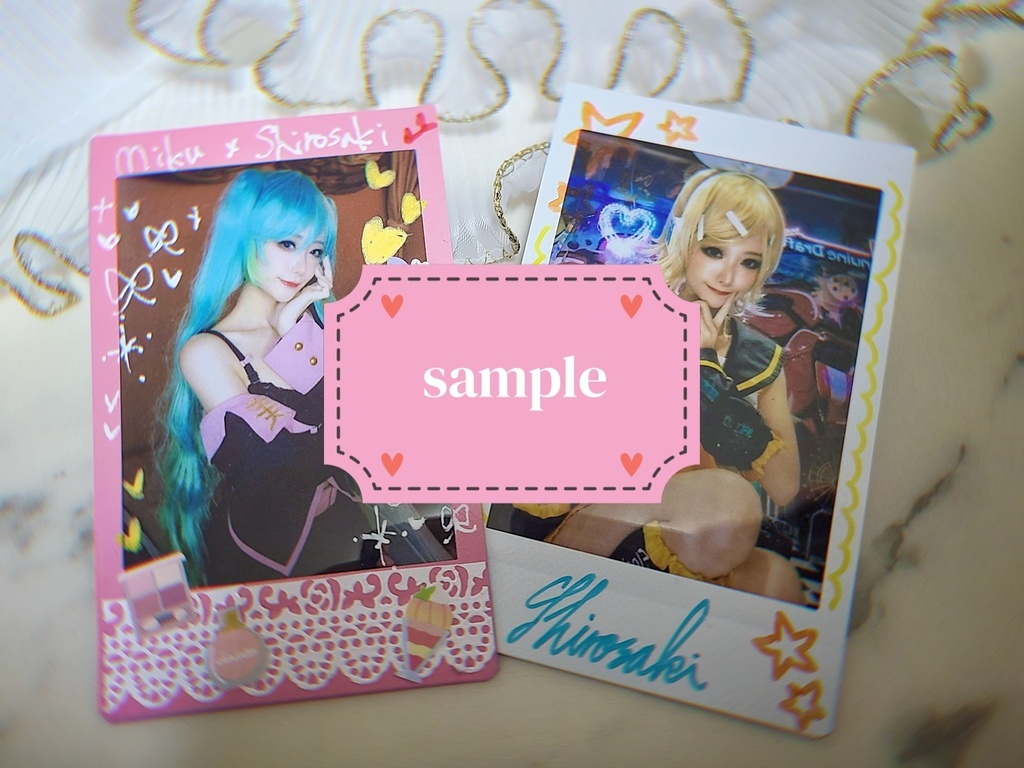 限定1セット🎁初音ミクと鏡音リンのコスプレチェキセット