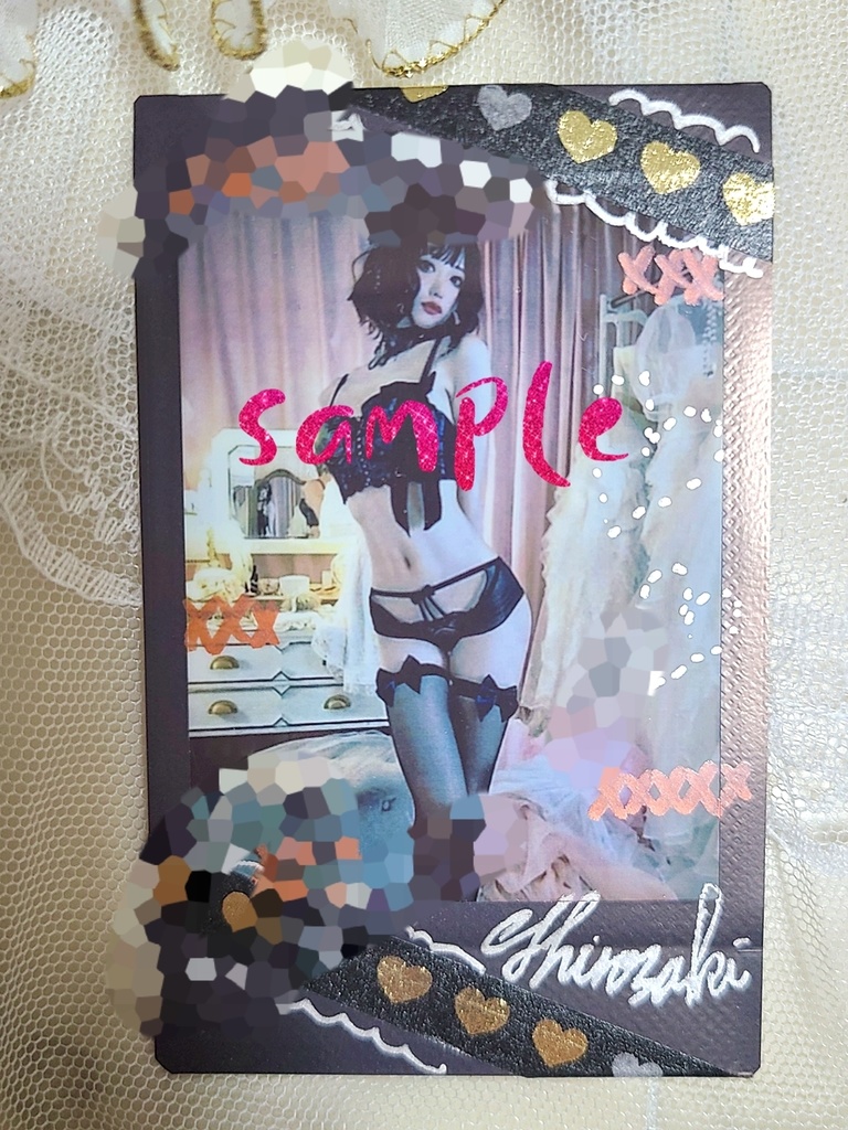 🎀黒ランジェリーのガーリーチェキ🎀