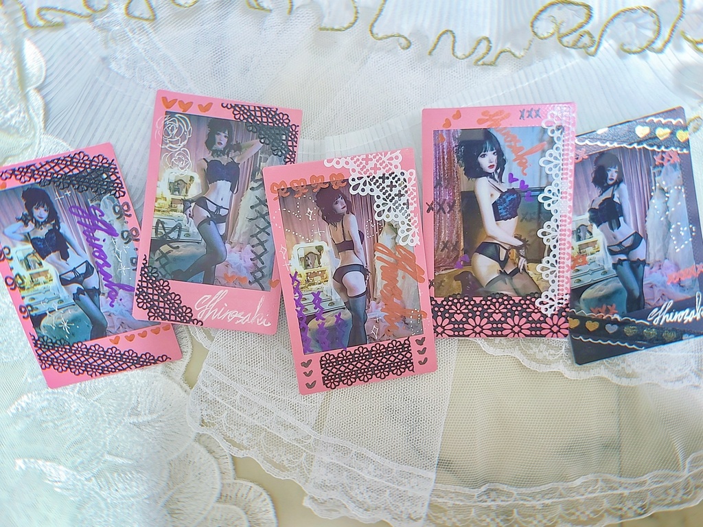 🎀黒ランジェリーのガーリーチェキ🎀