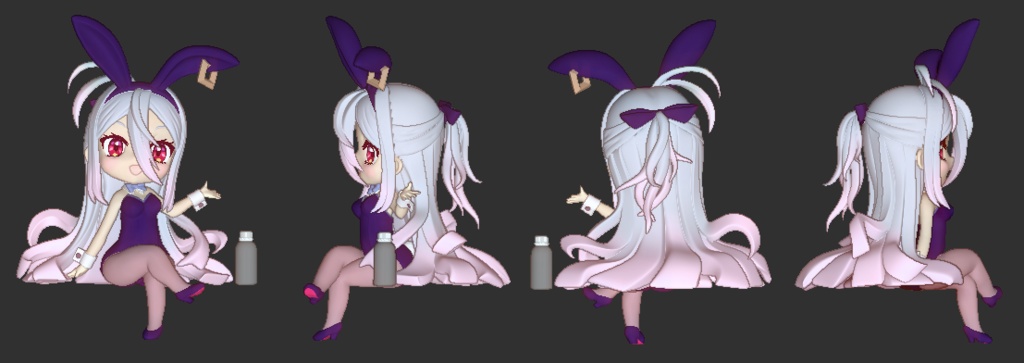 でふぉるめ兎美ショーコちゃん フィギュア用STLデータ