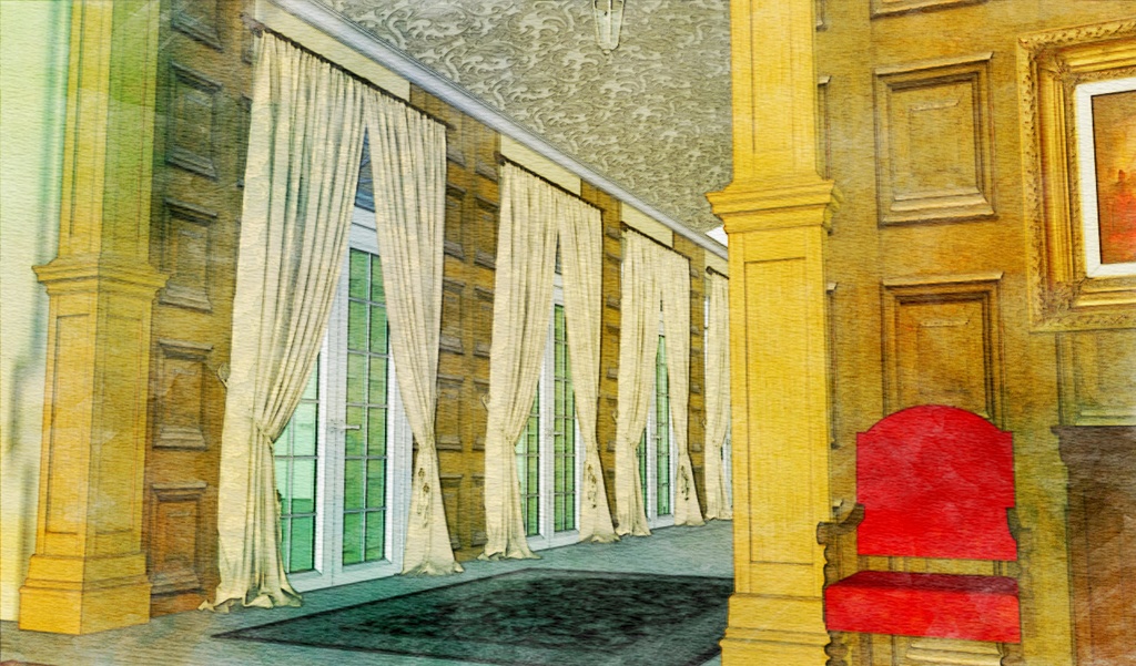 パーシー邸廊下