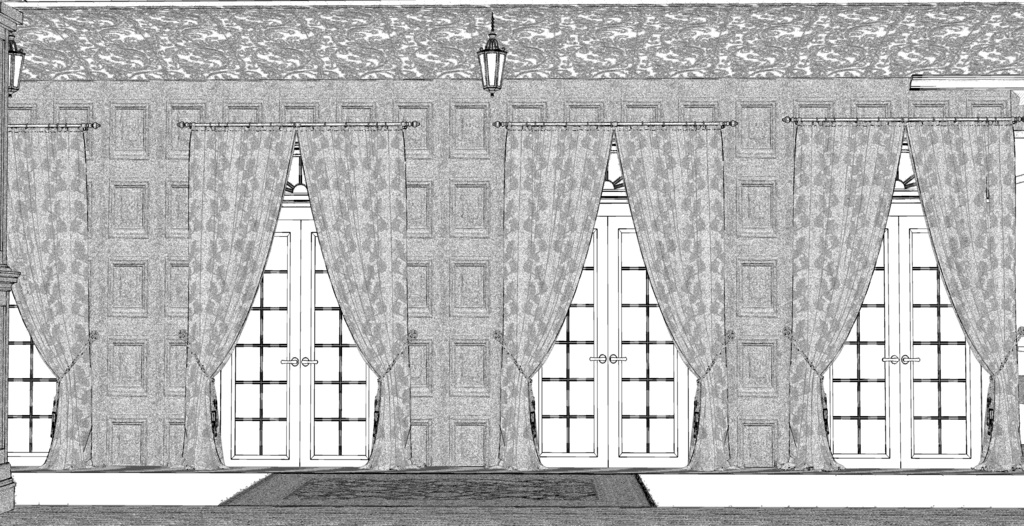 パーシー邸廊下