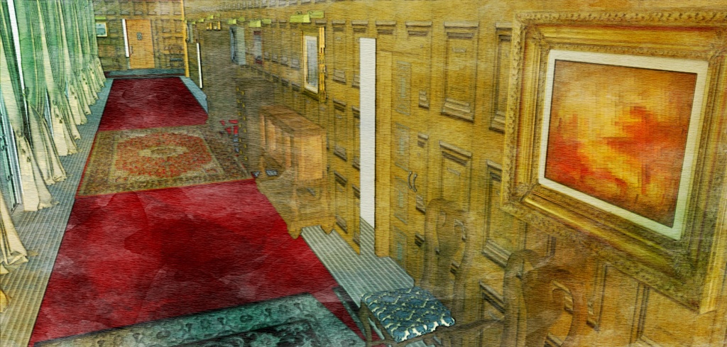 パーシー邸廊下