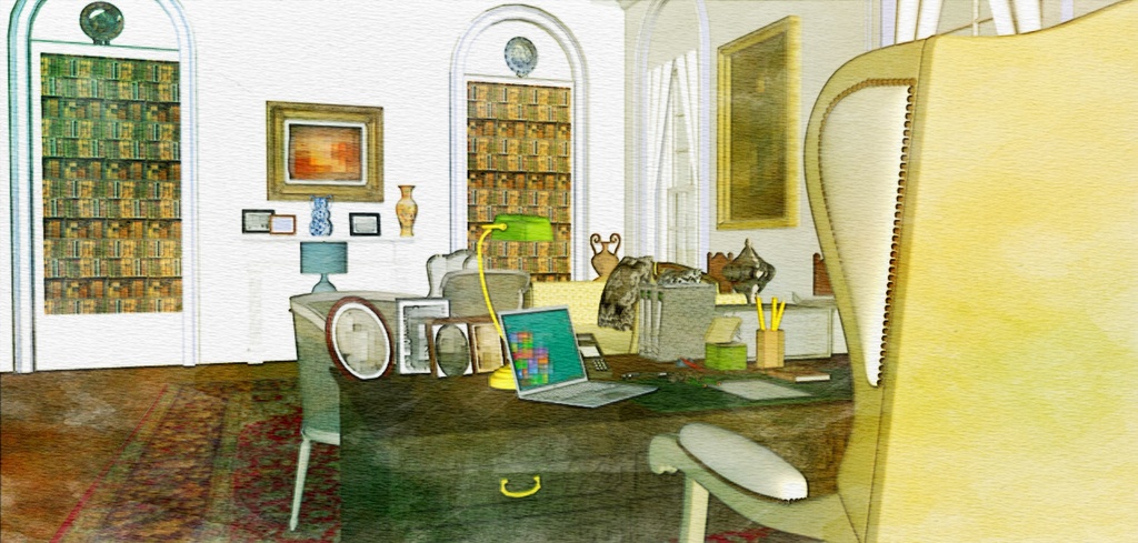 パーシー邸執務室