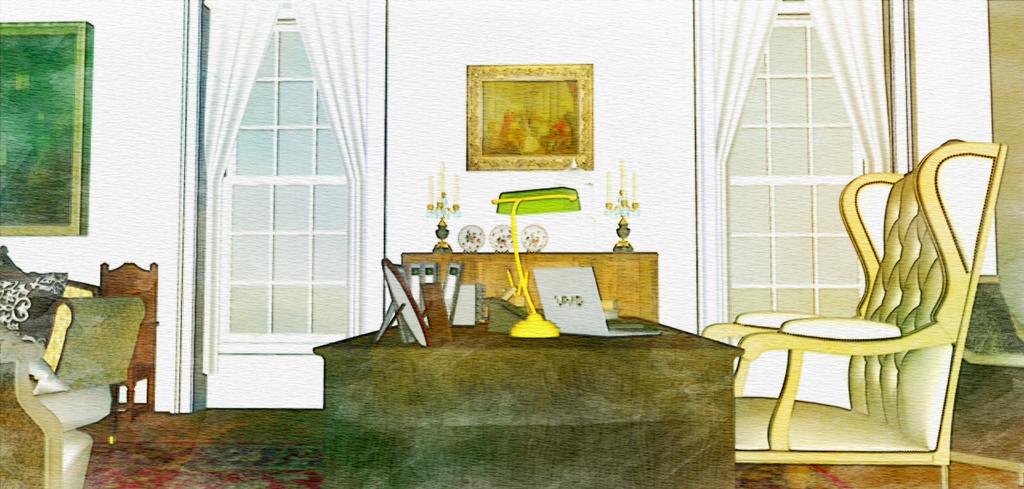 パーシー邸執務室