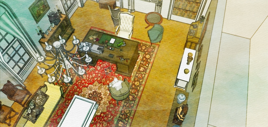 パーシー邸執務室