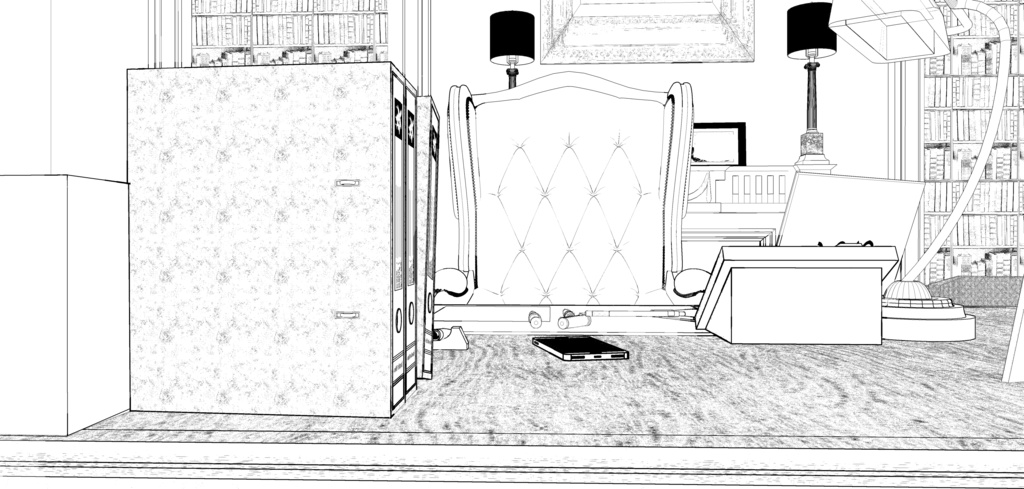 パーシー邸執務室