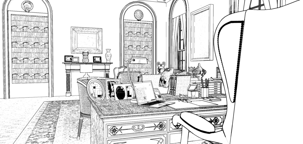 パーシー邸スモーキングルーム