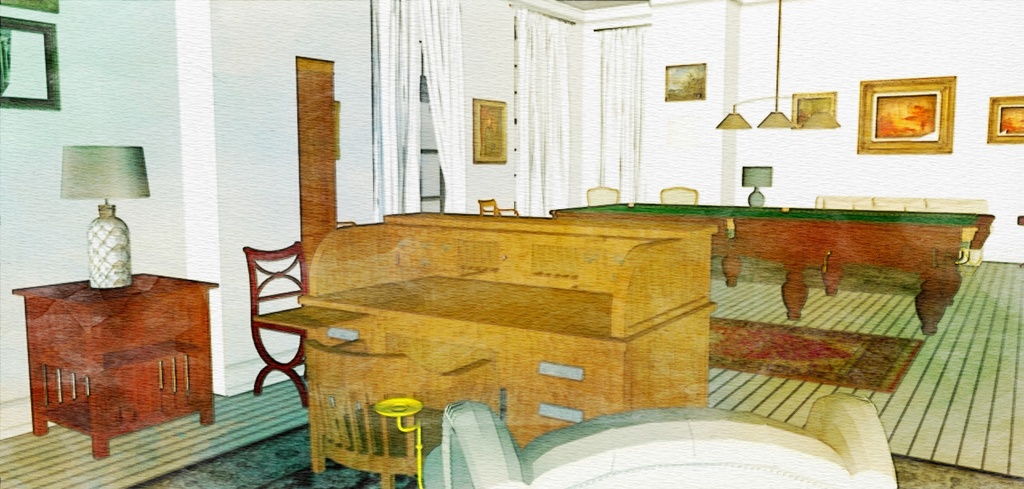 パーシー邸スモーキングルーム