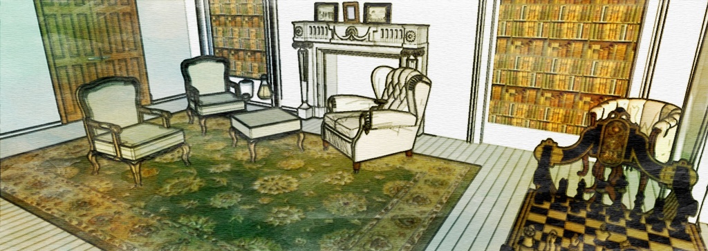 パーシー邸スモーキングルーム