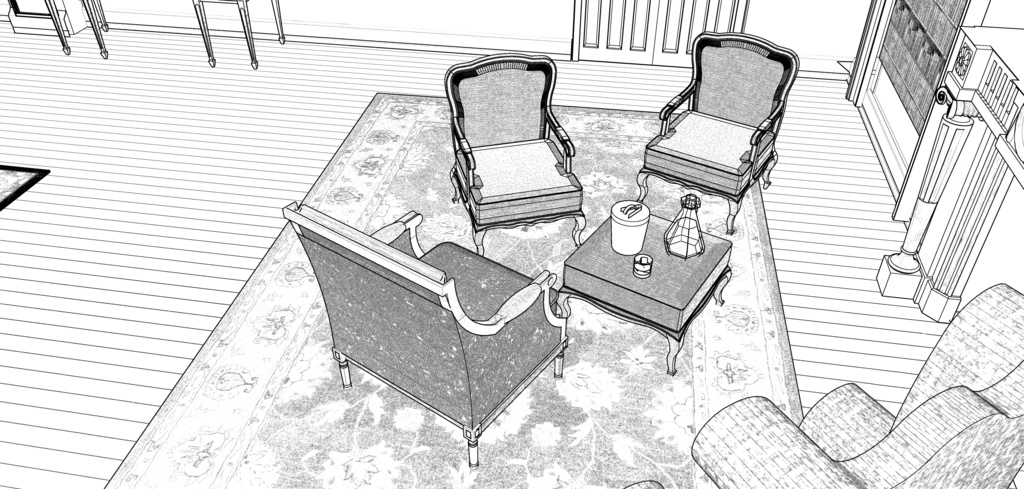 パーシー邸スモーキングルーム