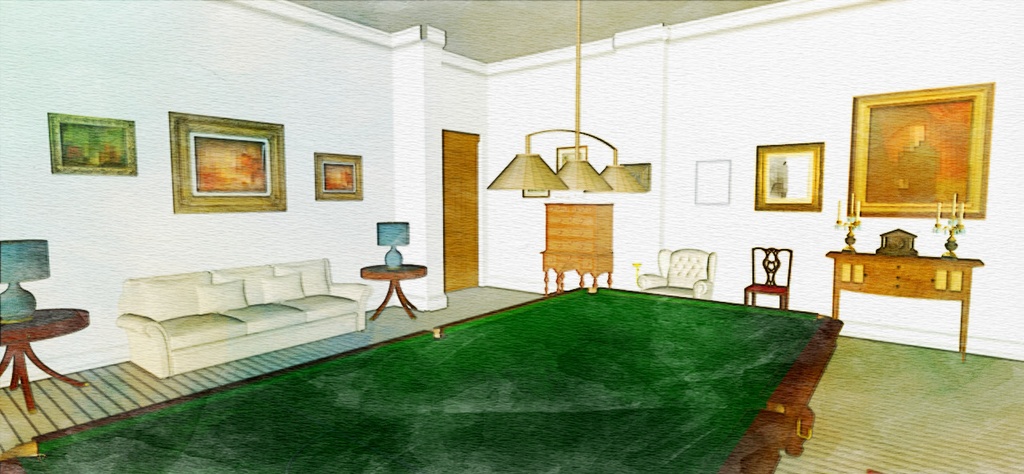 パーシー邸スモーキングルーム