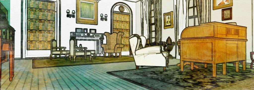 パーシー邸スモーキングルーム