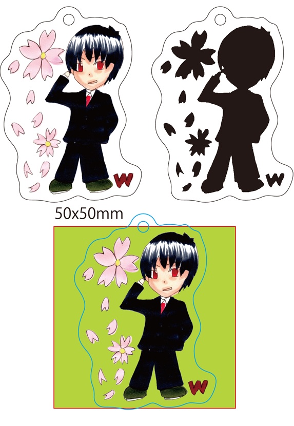 【四季アクリルキーホルダー】T4~先生のお仕事~