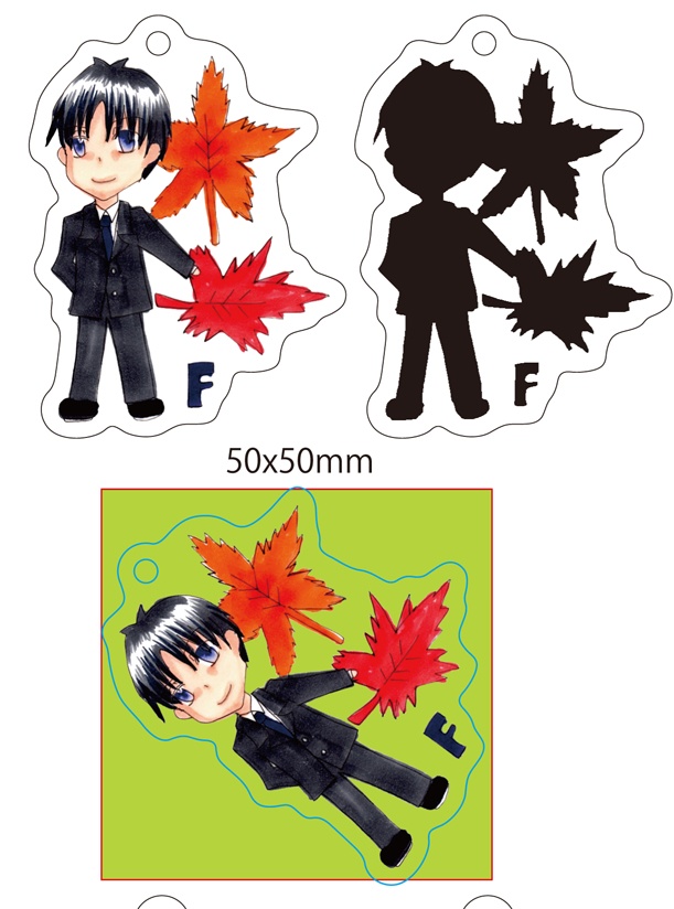 【四季アクリルキーホルダー】T4~先生のお仕事~