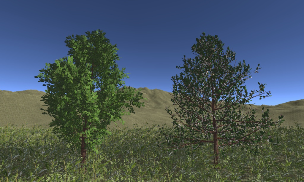 【VRChat / Unity】 Linluo’s Tree Pack Vol.1|3D Tree Assets