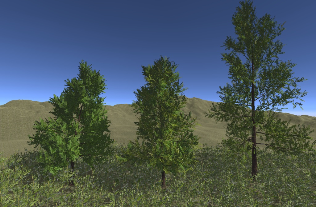 【VRChat / Unity】 Linluo’s Tree Pack Vol.1|3D Tree Assets