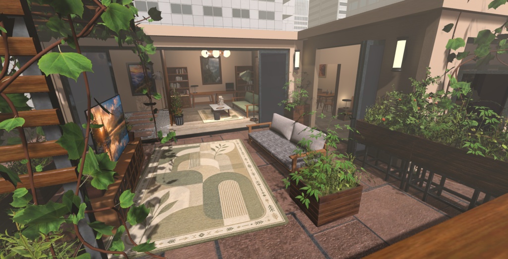 【VRChat】Linluo’s Furniture Pack Vol.1(全89点)