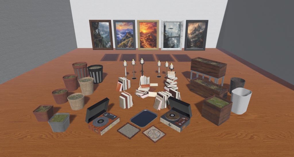 【VRChat】Linluo’s Furniture Pack (全114点)