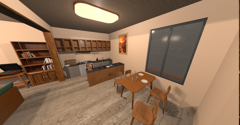 【VRChat】Linluo’s Furniture Pack Vol.1(全89点)
